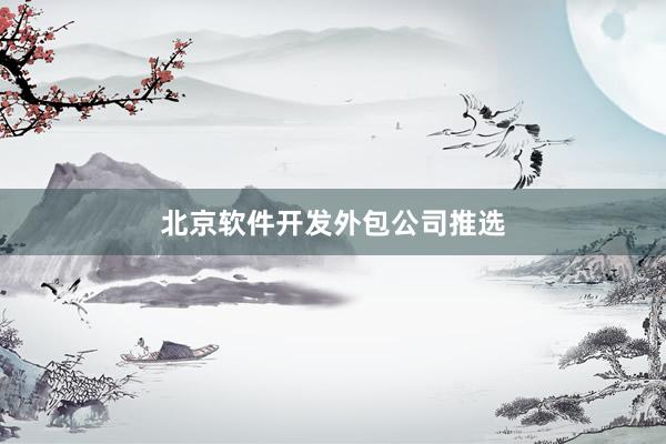 北京软件开发外包公司推选