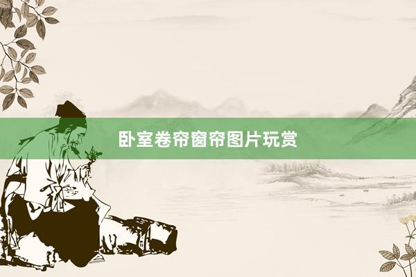 卧室卷帘窗帘图片玩赏